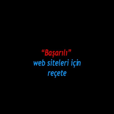 Basarili Web Siteleri
