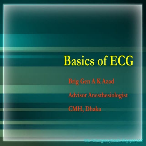 Basic ECG notes | PPTX