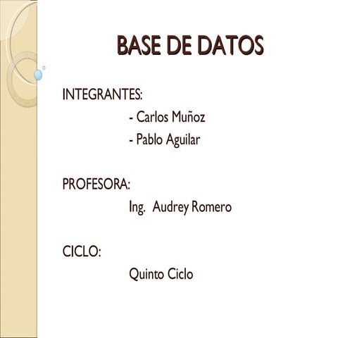 Base De Datos Clase 3