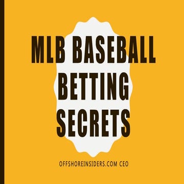 Baseball gambling inside information