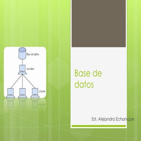 Base de datos | PPTX