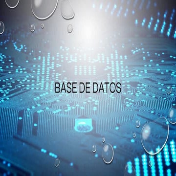 Base de datos