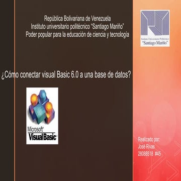 Base de datos Jose Rivas 28088518 #45 