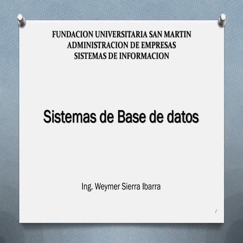 Base de datos 1