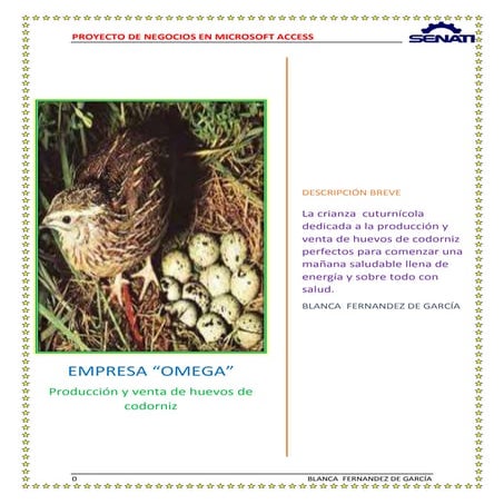 Base de datos-Granja de Codornices.