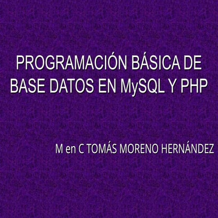 APRENDE A USAR BASE DE DATOS DINAMICAS.ppt