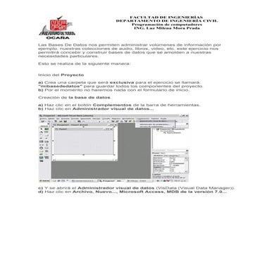 Base de datos con Visual Basic | PDF