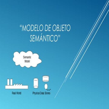 Modelo objeto semántico PPT
