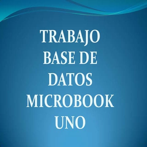 Base de datos microbook 1