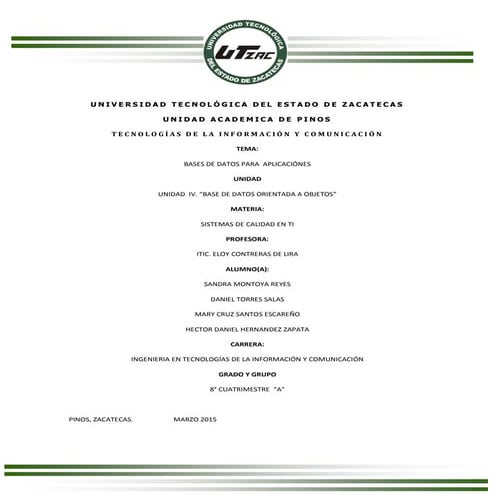 Base de datos orientada a objetos