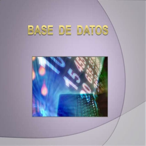 Base de datoss