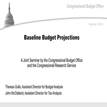 Baseline Budget Projections
