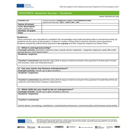 Baseline survey (pupils) | PDF