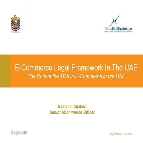 E-Commerce Legal Framework In The UAE