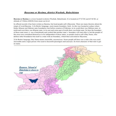Basema, balochistan | PDF