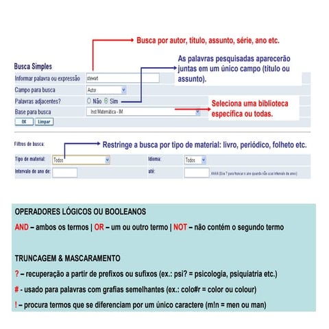 Base Minerva: busca simples