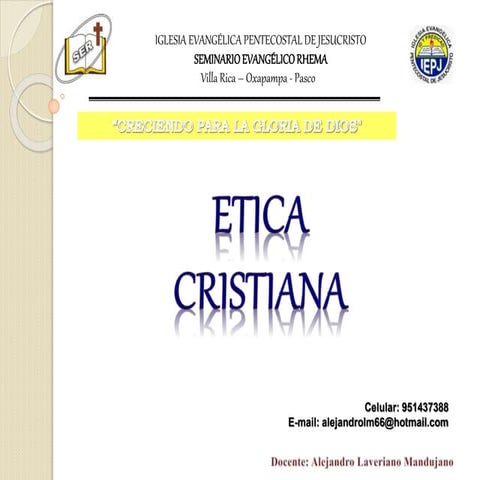 Bases-Biblicas-de-La-Etica.en la iglesia de cristopptx | PPTX