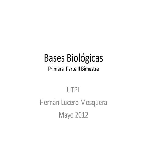 Bases biológicas herencia ii bimestre | PPTX