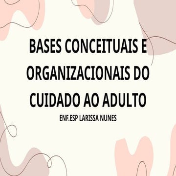 Bases Conceituais e Organizacionais do Cuidado ao Adulto 1.pptx