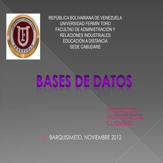 Bases de datos