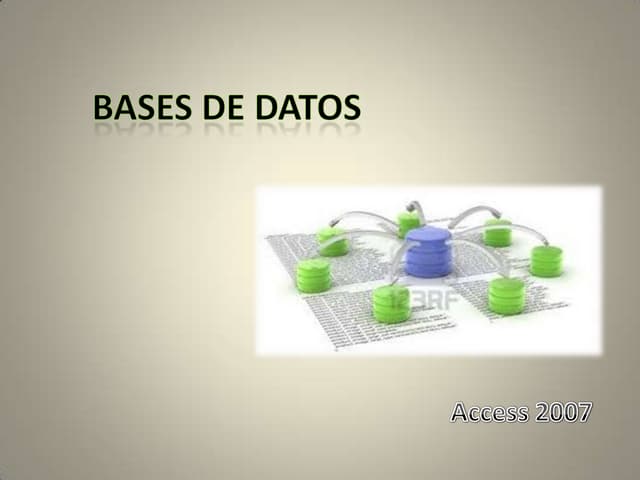 Bases de datos