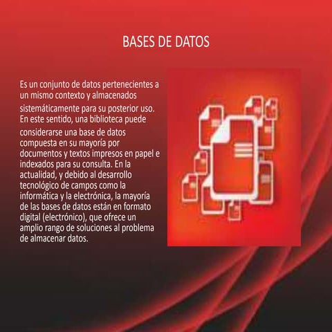 Bases de datos