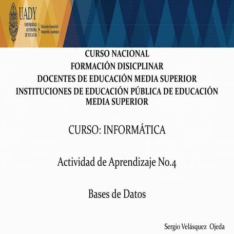 Bases de datos