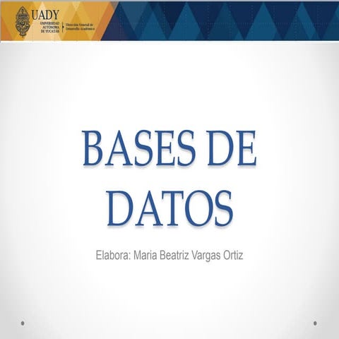 Bases de datos