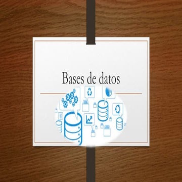 base de datos en la web | PPTX