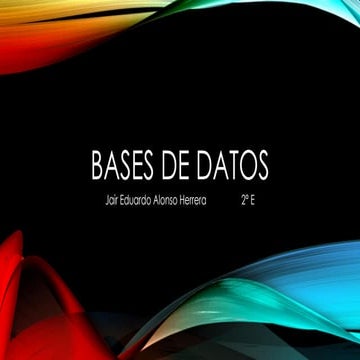 Bases de datos