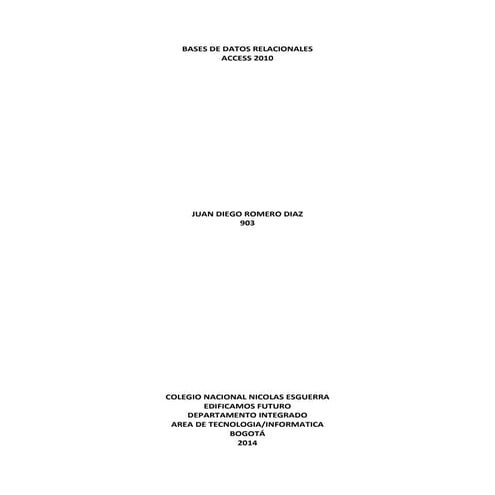 Bases de datos relacionales (1)