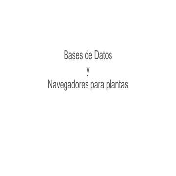 Bases de Datos y Navegadores para plantas.pdf