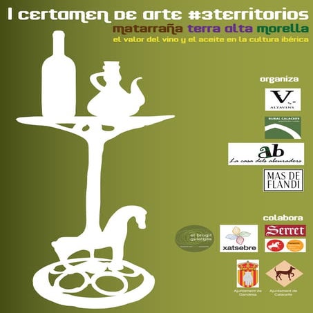 Bases premios i certamen de arte. el valor del vino y el aceite en la cultura...