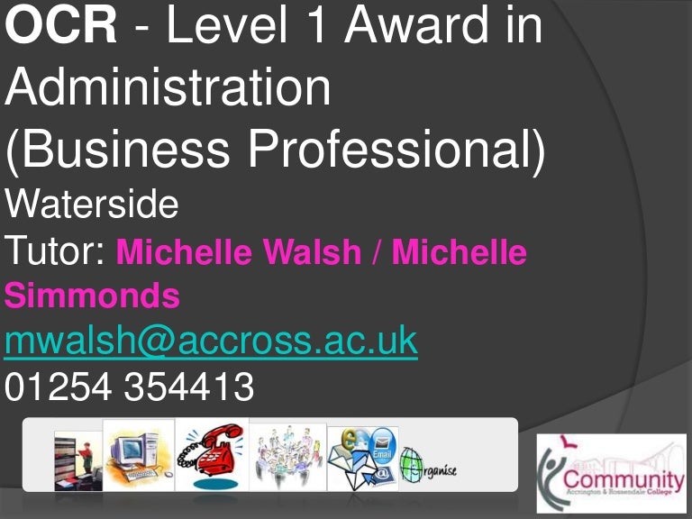 Business Administration Level 1