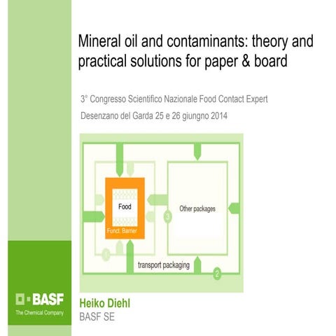 Mineral oil and contaminants: theory and practical solutions for paper