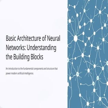 Neural Network Architectures | PDF