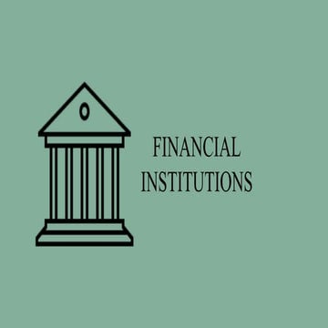 BASIC-FINANCE-STEP-3 include financial Institutions | PDF