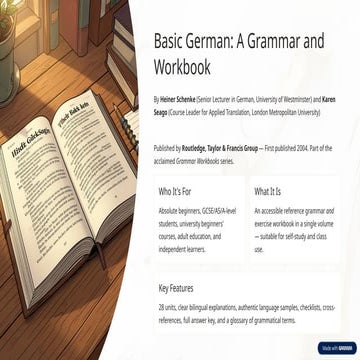 German Lesson One | PPTX