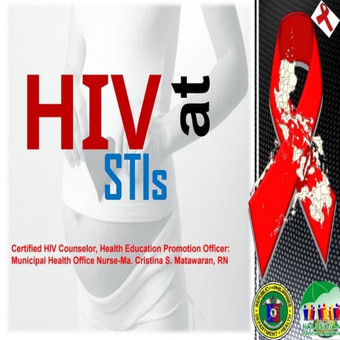 HIV Lecture Tagalog. Ano ang Iba't Ibang sintomas at paano makaiwas | PPTX