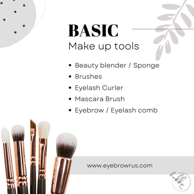 Basic Makeup Tools PDF