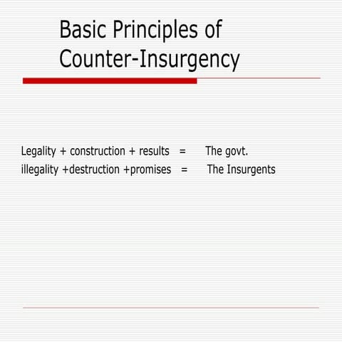 Marine Corps Small Unit Leaders Guide To Counterinsurgency | PDF