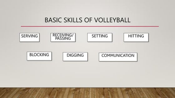 9 Basic Skills In Volleyball Pdf Volleyball Sports