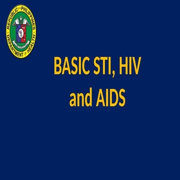 Basic-STI-HIV-and-AIDS Presentation for Lecture | PPTX