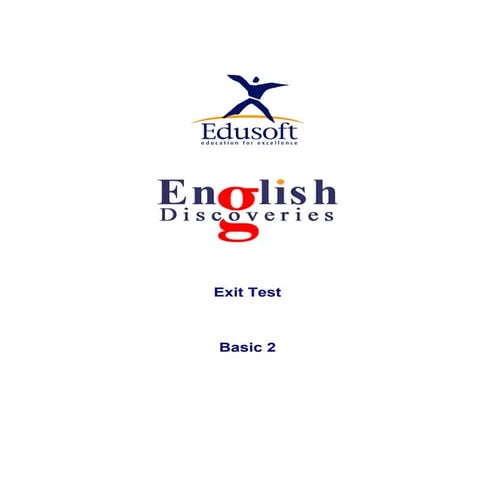 Basic 2 exit test | PDF