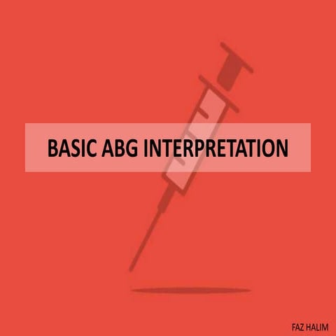 Basic ABG Interpretation