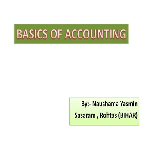 Basic accounting