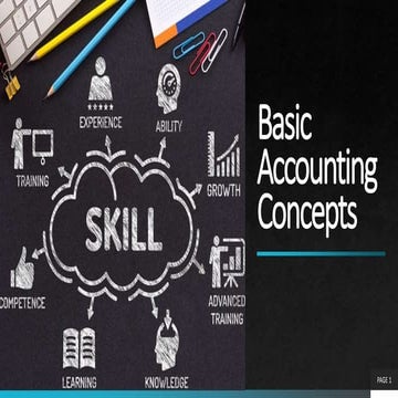 Basic accounting concepts
