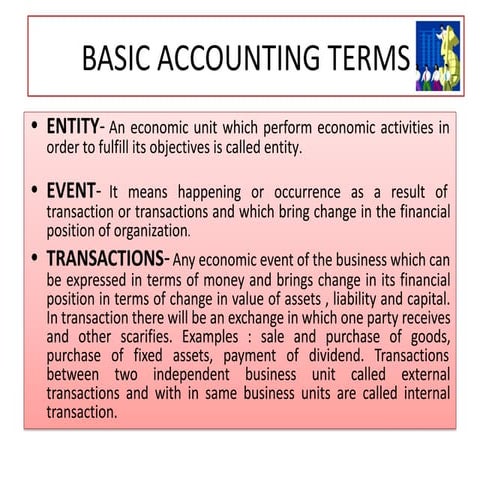 Basic accounting terms ppt | PPTX
