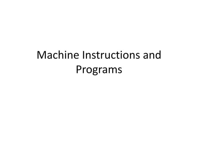 Basic arithmetic, instruction execution and program