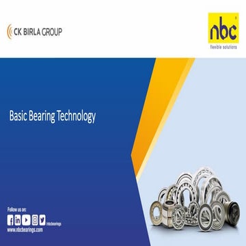 Basic bearing technology
